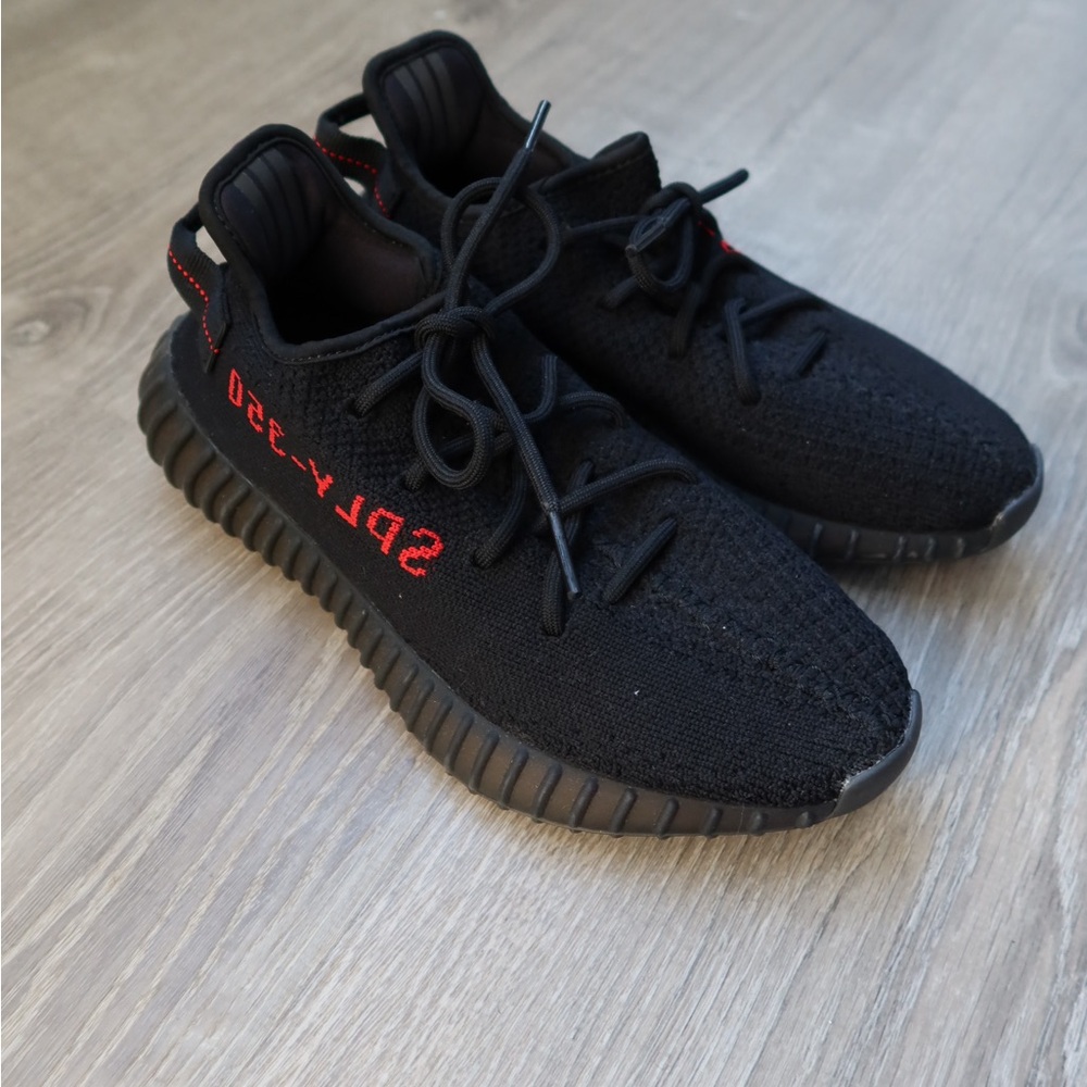 Adidas Yeezy Boost 350 V2 Black Red Sneakers